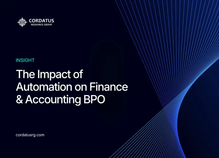 The Impact of Automation on Finance & Accounting BPO - Cordatus Resource Group - Website Blog (1)